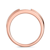 Photo of Affy 7/8 ct tw. Diamond Wedding Band Set 10K Rose Gold [BT426RL]