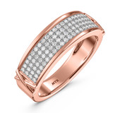 Photo of Affinity 3/4 ct tw. Diamond Wedding Band Set 10K Rose Gold [BT427RL]