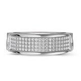 Photo of Affinity 3/4 ct tw. Diamond Wedding Band Set 10K White Gold [BT427WL]