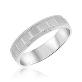 Photo of Liam Same Sex Mens Band Set 14K White Gold [BT331WM]