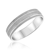 Photo of Caleb Same Sex Mens Band Set 14K White Gold [BT333WM]