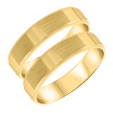 Photo of Jasper Same Sex Mens Band Set 14K Yellow Gold [WM334Y]