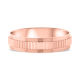 Photo of Bailey Same Sex Mens Band Set 14K Rose Gold [BT338RM]