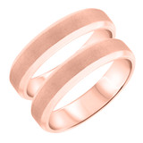 Photo of Baylor Same Sex Mens Band Set 10K Rose Gold [WM340R]