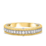 Photo of Blushing 1/2 ct tw. Diamond Mens Band 14K Yellow Gold [BT454YM]
