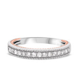 Photo of Blushing 1/3 ct tw. Diamond Ladies Band 14K White Gold [BT454WL]