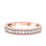 Photo of Blushing 7/8 ct tw. Diamond Wedding Band Set 10K Rose Gold [BT454RL]