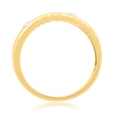Photo of Entwined 3/8 ct tw. Diamond Wedding Band Set 10K Yellow Gold [BT459YM]