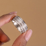 Photo of Jia 3/4 ct tw. Diamond Same Sex Mens Band Set 14K White Gold [BT422WM]