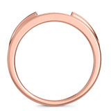 Photo of Affy 1 ct tw. Diamond Same Sex Mens Band Set 10K Rose Gold [BT426RM]