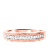 Photo of Princess Oshun 1/6 ct tw. Diamond Mens Band 10K Rose Gold [BT529RM]