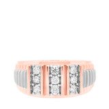 Photo of Noah 1/2 ct tw. Diamond Mens Band 14K Rose Gold [BT619RM]