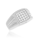 Photo of Slone 1/2 ct tw. Diamond Mens Band 14K White Gold [BT620WM]