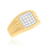 Photo of Slone 1/2 ct tw. Diamond Mens Band 14K Yellow Gold [BT620YM]