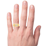 Photo of Caden 1/2 ct tw. Diamond Mens Band 14K Yellow Gold [BT624YM] [HT]