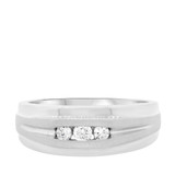 Photo of Bodhi 1/4 ct tw. Diamond Mens Band 10K White Gold [BT626WM]