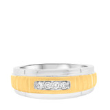 Photo of Sloan 1/7 ct tw. Diamond Mens Band 10K White Gold [BT627WM]