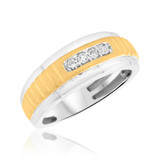Photo of Sloan 1/7 ct tw. Diamond Mens Band 14K White Gold [BT627WM]