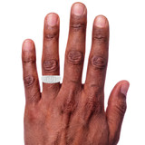Photo of Rory 1 ct tw. Diamond Mens Band 10K White Gold [BT628WM] [HT-3]