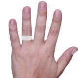 Photo of Rory 1 ct tw. Diamond Mens Band 10K White Gold [BT628WM] [HT]
