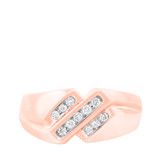 Photo of Hunter 1/4 ct tw. Diamond Mens Band 14K Rose Gold [BT629RM]