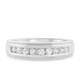 Photo of Encina 3/8 ct tw. Diamond Wedding Band Set 14K White Gold [BT501WL]