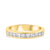Photo of Ami 3 1/2 ct tw. Princess Solitaire Trio Set 10K Yellow Gold [BT359YL]