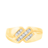 Photo of Hunter 1/4 ct tw. Diamond Mens Band 10K Yellow Gold [BT629YM]