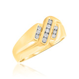 Photo of Hunter 1/4 ct tw. Diamond Mens Band 10K Yellow Gold [BT629YM]
