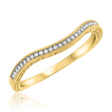 Photo of Alejo 1/5 ct tw. Diamond Same Sex Ladies Band Set 10K Yellow Gold [BT856YL]