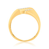 Photo of Hunter 1/4 ct tw. Diamond Mens Band 14K Yellow Gold [BT629YM]