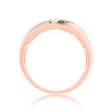Photo of Dillan 3/8 ct tw. Diamond Mens Band 10K Rose Gold [BT633RM]