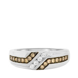 Photo of Dillan 3/8 ct tw. Diamond Mens Band 10K White Gold [BT633WM]