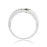 Photo of Dillan 3/8 ct tw. Diamond Mens Band 10K White Gold [BT633WM]