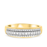 Photo of Reverent 1/2 ct tw. Diamond Mens Band 10K Yellow Gold [BT634YM]