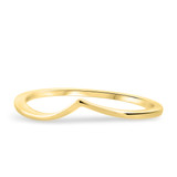 Photo of Serenity 0 ct tw. No Gemstone Ladies Band 10K Yellow Gold [BT566YL]
