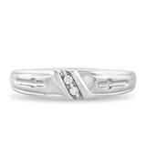 Photo of Neveah 1/20 ct tw. Diamond Wedding Band Set 10K White Gold [BT507WL]