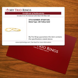 Serenity 0 ct tw. No Gemstone Ladies Band 14K Yellow Gold