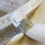 Photo of Winsome 3/8 Carat T.W. Diamond Princess Cluster Bridal Set 10K Rose Gold [BR413R-C032]