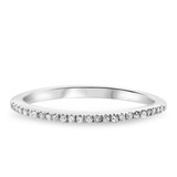 Photo of Jasmine 1/10 ct tw. Diamond Ladies Band 10K White Gold [BT573WL]