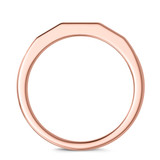 Photo of Enamor 2/3 CT. T.W. Diamond Princess Cluster Bridal Set 14K Rose Gold [BT415RL]