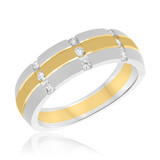 Photo of Jordan 1/3 ct tw. Diamond Mens Band 14K Yellow Gold [BT658YM]