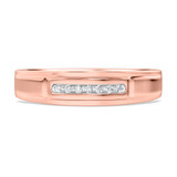 Photo of Boundless 1/8 ct tw. Diamond Wedding Band Set 14K Rose Gold [BT518RL]