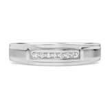 Photo of Boundless 1/8 ct tw. Diamond Wedding Band Set 10K White Gold [BT518WL]