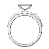 Photo of Kalila 1/4 ct tw. Diamond Fancy Cluster Engagement Ring 14K White Gold [BT416WE-C027]