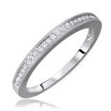 Photo of Skyler 1/7 ct tw. Diamond Ladies Band 14K White Gold [BT576WL]