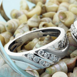 Photo of Kelsi 1/3 ct tw. Diamond Mens Band 10K White Gold [BT692WM]
