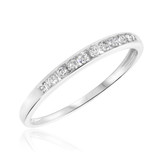 Photo of Culverette 1/5 ct tw. Diamond Ladies Band 14K White Gold [BT584WL]