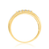 Photo of Bryson 3/8 ct tw. Diamond Mens Band 10K Yellow Gold [BT699YM]