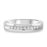 Photo of Arabella 5/8 ct tw. Diamond Wedding Band Set 14K White Gold [BT532WM]